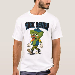 Zieke Zeven 67 Halloween Kostuum voor Trending Pop T-shirt