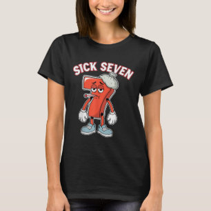Zieke Zeven 67 Meme Zes Zeven Leuke Woordspeling  T-shirt