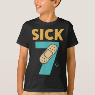 Zieke Zeven Leuke Woordspeling Meme 6 7 Zes Zeven  T-shirt