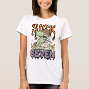 Zieke Zeven Meme T-shirt 67 Zes Zeven Grappige Woo