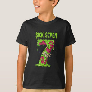Zieke Zeven Meme T-shirt Zes Zeven Grappige Woords