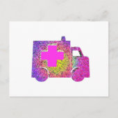 ziekenambulanceverpleegkundige emt arts briefkaart (Voorkant)