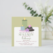 Ziekendag van de SPA - Kaarsen, Orchideeën en Sten Kaart (Staand voorkant)