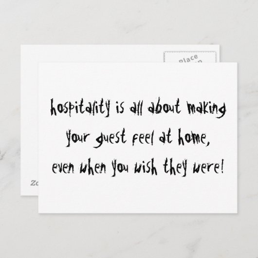 Ziekenhuis Briefkaart (Voorkant / Achterkant)