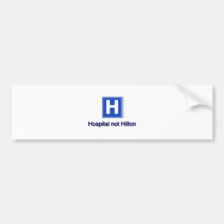Ziekenhuis Bumpersticker