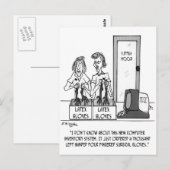 Ziekenhuis Cartoon 1830 Briefkaart (Voorkant / Achterkant)