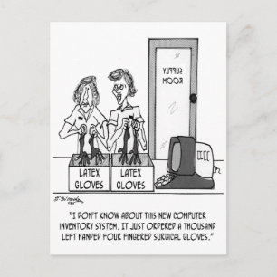 Ziekenhuis Cartoon 1830 Briefkaart