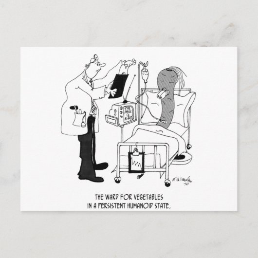 Ziekenhuis Cartoon 5872 Briefkaart (Voorkant)