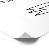 Ziekenhuis Cartoon 7117 Poster (Hoek)