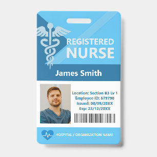 Ziekenhuis Dokter Verpleegster Ouderenzorg Beveili Badge