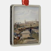 Ziekenhuis en begraafplaats, Scutari, bord uit 'Th Metalen Ornament (Rechts)