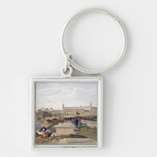 Ziekenhuis en begraafplaats, Scutari, bord uit 'Th Sleutelhanger