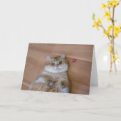 Ziekenhuis en hart kaart (Gele Bloem)