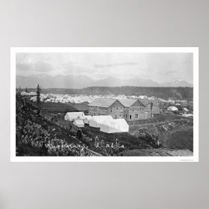 ziekenhuis in Anchorage, Alaska 1916 Poster