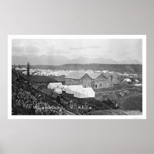 ziekenhuis in Anchorage, Alaska 1916 Poster (Voorkant)