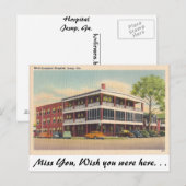 Ziekenhuis, Jesup, Georgia Briefkaart (Voorkant / Achterkant)