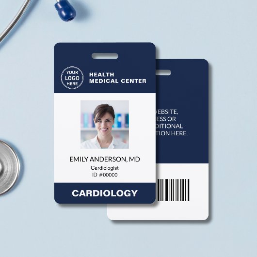 Ziekenhuis Kliniek Dokter Werknemer Bar Code ID Badge