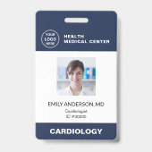 Ziekenhuis Kliniek Dokter Werknemer QR Code ID Bad Badge (Voorzijde)