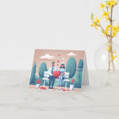 Ziekenhuis Love Seat Kaart (Gele Bloem)