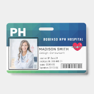 Ziekenhuis Medewerker Foto ID  Badge