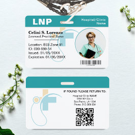 Ziekenhuis Medewerker Identificatiebadge met foto Badge