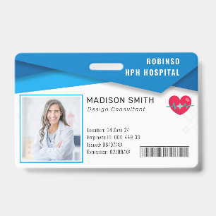Ziekenhuis Medisch Personeel Foto ID  Badge