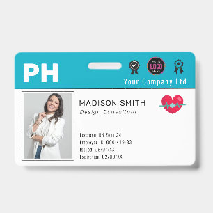 Ziekenhuis Medisch Personeel Foto ID-badge Badge