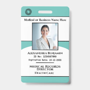 Ziekenhuis Medisch Personeel Foto Id Logo Badge