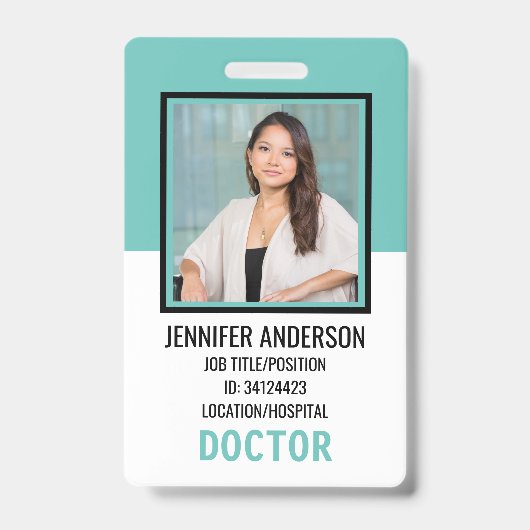 Ziekenhuis Medische ID Badge (Voorzijde)