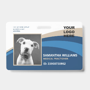 Ziekenhuis Medische ID-foto-logo Badge