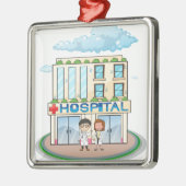 Ziekenhuis Metalen Ornament (Links)
