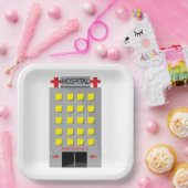 Ziekenhuis Noodgebouw Papieren Bordje (Feest)