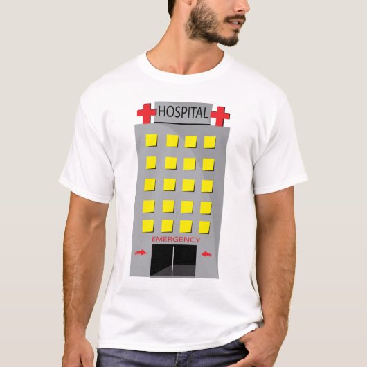 Ziekenhuis Noodgebouw T-shirt (Voorkant)