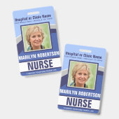 Ziekenhuis of medische klinieken badge (Front & Back)