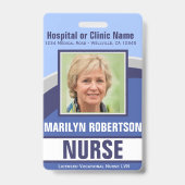 Ziekenhuis of medische klinieken badge (Back)