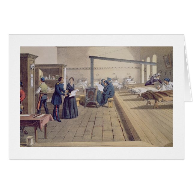 Ziekenhuis op Scutari, detail van Florence Nightin (Voorkant Horizontaal)