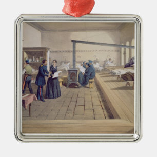 Ziekenhuis op Scutari, detail van Florence Nightin Metalen Ornament