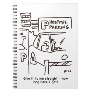 Ziekenhuis Parkeerplaats Thema Notitieboek