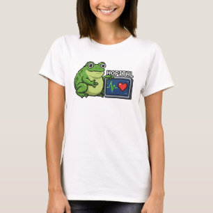 Ziekenhuis Pixel Art Kikker Medisch Retro Grappig  T-shirt