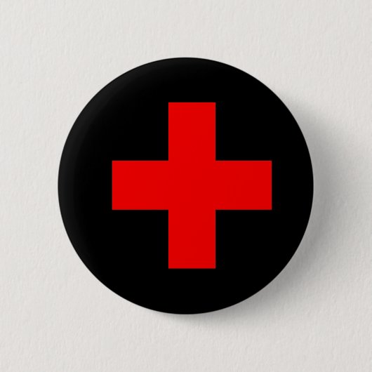 Ziekenhuis Ronde Button 5,7 Cm (Voorkant)