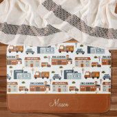 Ziekenhuis, vuur, stadspatroon van politie voor ki badmat