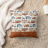 Ziekenhuis, vuur, stadspatroon van politie voor ki kussen (Deken)