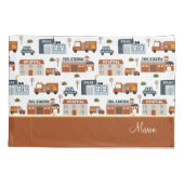 Ziekenhuis, vuur, stadspatroon van politie voor ki kussensloop (Achterkant)