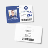 Ziekenhuisarts geregistreerd Ziekenhuisnummer Badge (Front & Back)