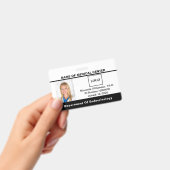 Ziekenhuisarts Logo Foto-streepjescode ID Badge (Handheld)