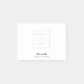 Ziekenhuisarts, logo & naam & afdeling post-it® notes (Voorkant)