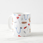 Ziekenhuisarts of verpleegkundige mok (Voorkant links)