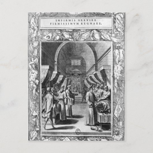 Ziekenhuisartsen van de Orde van Sint-John Briefkaart (Voorkant)