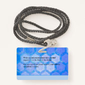 Ziekenhuisartsen Zuster RN Werknemer Foto Badge (Achterkant met draagriem)