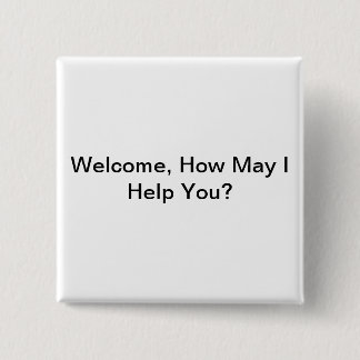 Ziekenhuisbadge Vierkante Button 5,1 Cm